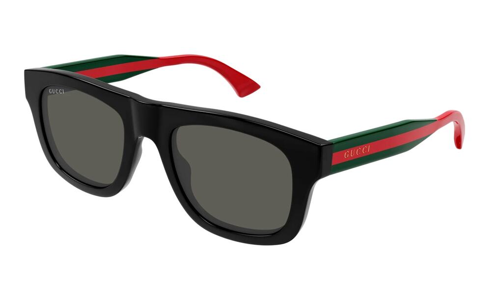 NEW Gucci GG1991S 001 Black Square Sunglasses $395